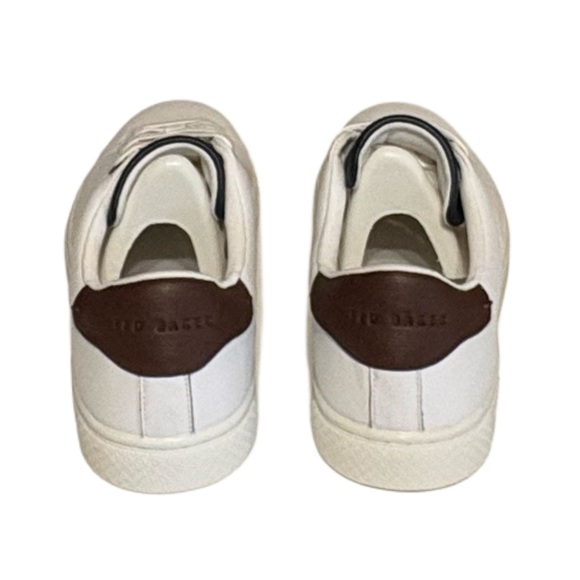 Ted Baker Men's Off-White and Brown Sneakers - Picture 6 of 9